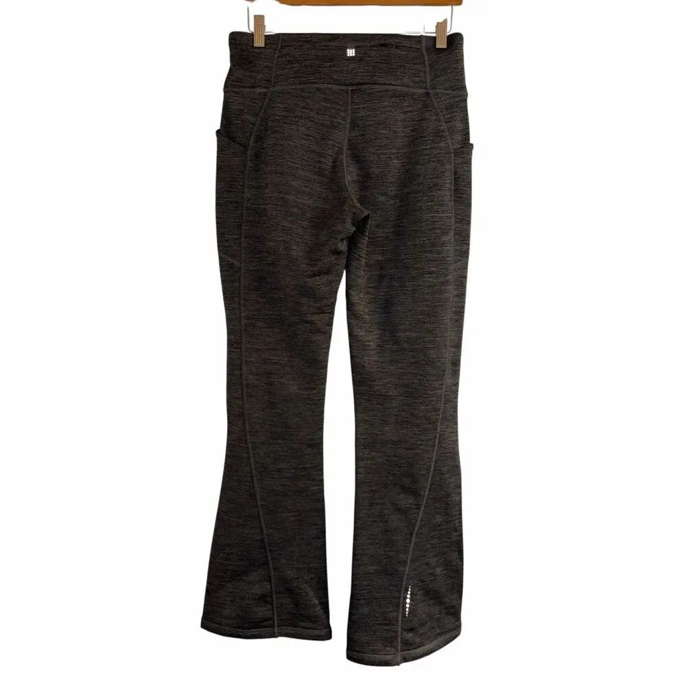 Title Nine Crash Polartec® Fleece Lined Flare Sz Medium Pants - Heathered Petite - Picture 9 of 13